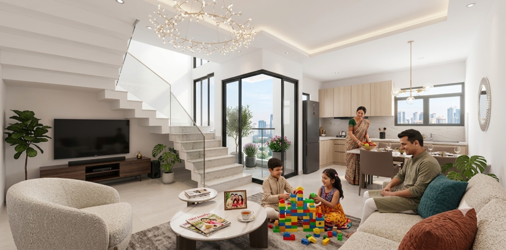 Big Size 3 BHK Duplex Apartments