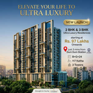 New Launch, 2 & 3 BHK Apartments, Near Dum Dum Metro Station photo
