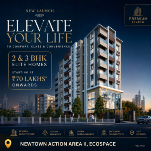 NEW LAUNCH, 2 & 3 BHK Apartments at Newtown Action Area II, Ecospace gallery thumbnail 5