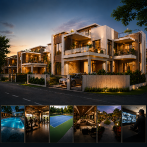 2.5/3/4/5/7 BHK Luxury Private Villas at Newtown
